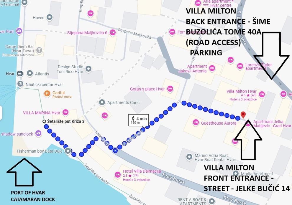 Apartman Milton Luxe Hvar